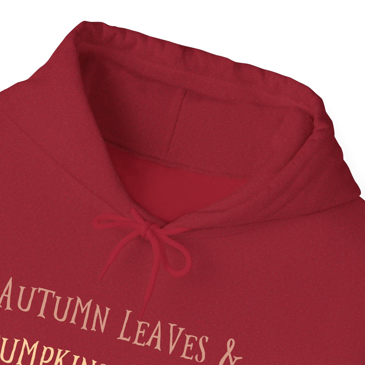 Autumn Leaves & Pumpkin Please Hoodie, Cozy Fall Sweatshirt, Halloween Outfit, Unisex Casual Wear, Seasonal Layering