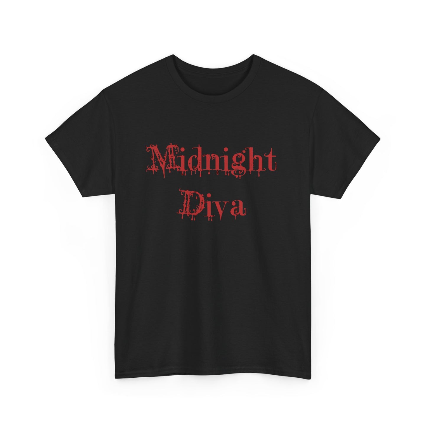 Midnight Diva T-Shirt - Unisex Heavy Cotton Tee