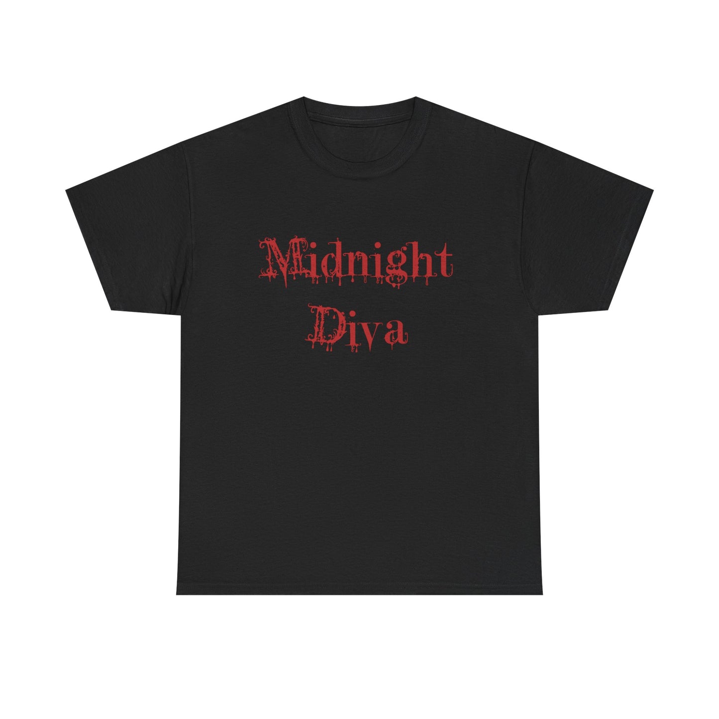 Midnight Diva T-Shirt - Unisex Heavy Cotton Tee