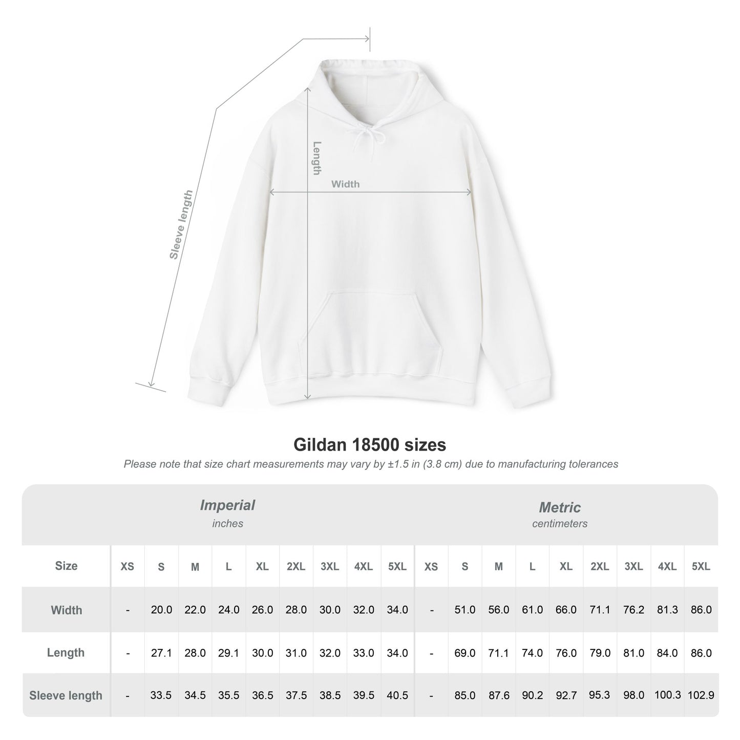 Unisex Heavy Blend™ Hooded Sweatshirt | Embroidery Design